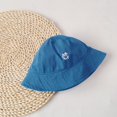 thumbnail image 5 of Kids Baby Embroidery Pattern Bucket Hat Summer Fashion Sun Protection Cap Sun Hat for Kids, 5 of 5