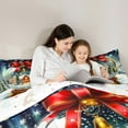thumbnail image 5 of Homewish Dreamy Crystal Ball Full Size Comforter Sets, Winter Rustic Christmas Bedding Comforter Set, Happy New Year Reversible Bedding Sets, Luxury Bedroom Decor, 3 Pieces, 5 of 8