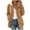 Gold, variant on IROINNID Shearling Jacket for Women Winter Fall Zip Up Long Sleeve Drawstring Hood Jacket Warm Casual Daily Warm Jacket with Pocket,Gold