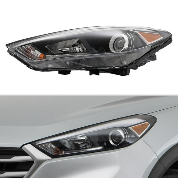 For 2016 2017 2018 Hyundai Tucson Halogen Left Driver LH Side Headlight Headlamp