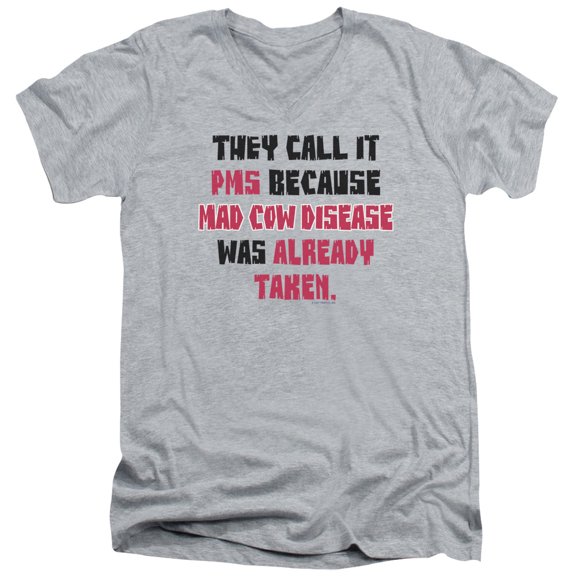 - They Call It Pms - Slim Fit V Neck Shirt - X-Large