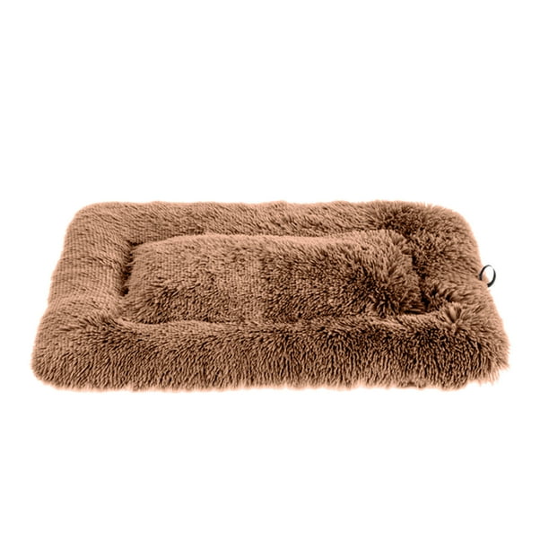 Heiheiup Washable Dog Crate Mattress Calming Fluffy Anxiety Dog Beds Deluxe Plush Dog Mat With Slip Bottom Small Dog Bed Walmart