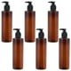 thumbnail image 1 of 6pcs Botellas de loción vacías Dispensadores de gel de limpieza Soporte de desinfectante de plástico Botella de prensa de bomba para el hogar 250ml Marrón + Cabeza de color aleatorio, 1 of 5