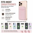 thumbnail image 5 of Stick On Phone Wallet Pocket, Adhesive Cell Phone Card Holder Pouch for ID, Credit Cards and Cash, TIKA, 5 of 7