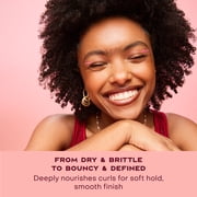 SheaMoisture Curling Gel Souffle For Thick, Curly Hair Coconut And Hibiscus To Moisturize And Protect Hair ,12 oz