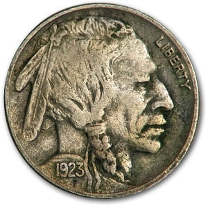 1923 Buffalo Nickel XF