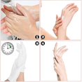 thumbnail image 4 of Guantes de algodón blanco, con tela blanca, 12 pares (24 guantes) Afortunado Sencillez, 4 of 5