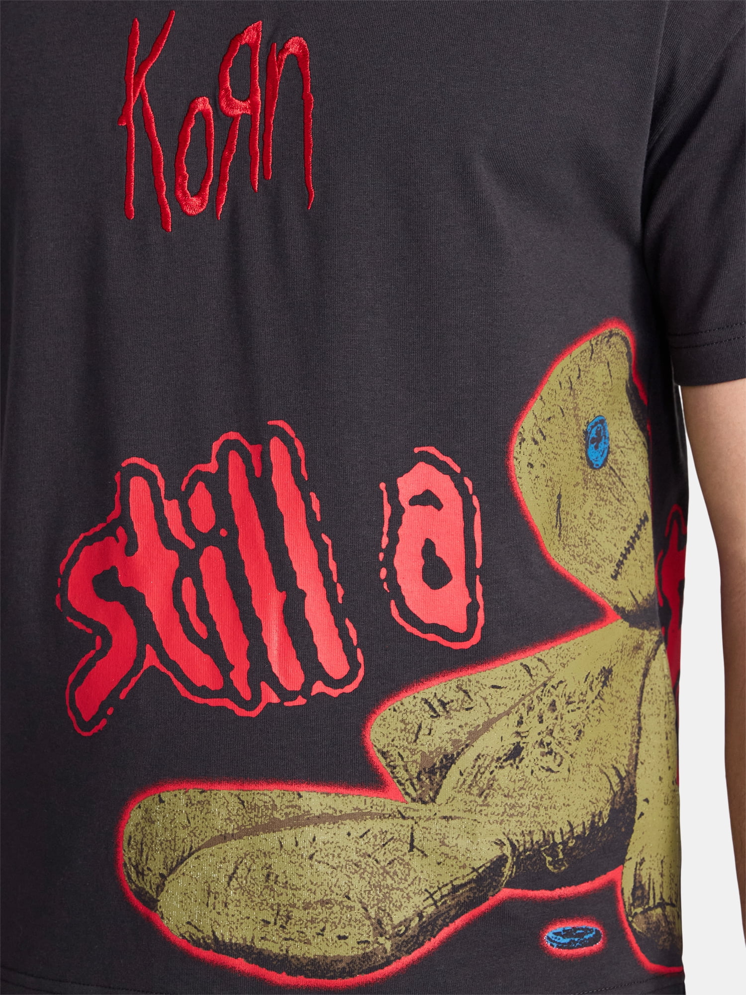 Korn Men's and Big Men's Cropped Graphic Tee, Sizes XS-3XL