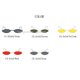 thumbnail image 4 of Gafas De Sol Ovaladas Para Hombres Y Mujeres Marco De Metal Retro Amarillo Rojo Vintage Pequeño Redondopangjing, 4 of 4