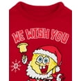 thumbnail image 4 of SpongeBob SquarePants Boys Red Christmas Jumper, 4 of 7