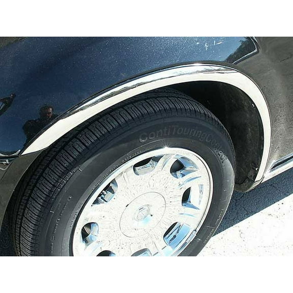 Stainless Steel Fender Trim 4Pc Fits 2005-2010 Chrysler 300 WZ45765 QAA