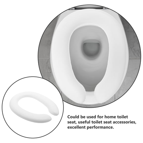 PTOOTP PU Toilet Seat Cushion with Soft Padding, Comfortable Texture, Easy to Clean and Bathroom Accessory