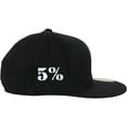 thumbnail image 5 of 5% Nutrition Rich Piana Love It Kill It Black Trucker Hat, Baseball Hat - Fitted Flexfit Flat Bill Cap for Men and Women, Embroidered White 5 Percent Logo, 5 of 9