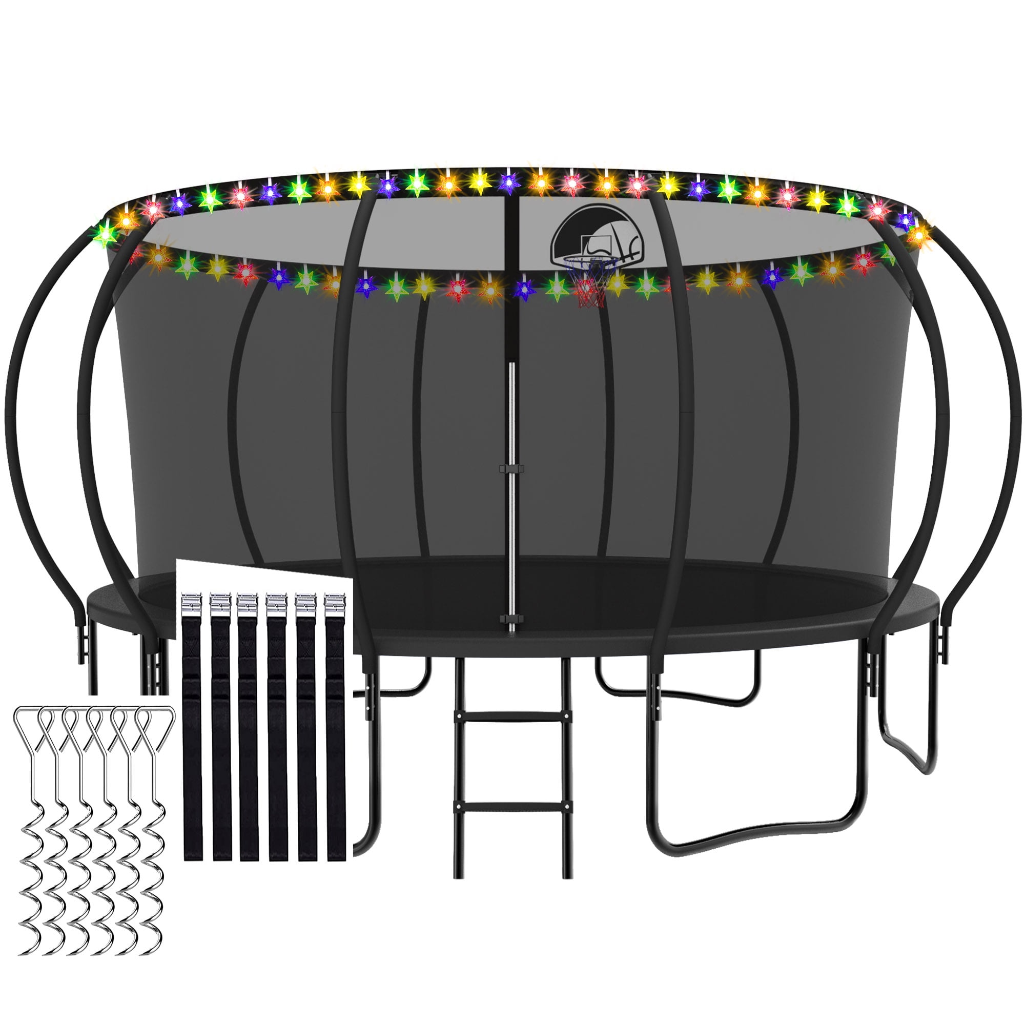 CITYLE Trampoline 12FT 14FT 15FT 16FT 1500LBS Trampoline for Adults