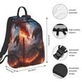 thumbnail image 2 of Disketp Fire Sky Dragon Mochila Ligera e Impermeable, Mochila de Día Resistente para Viajes, Senderismo y Uso Diario para Hombre y Mujer, 2 of 7