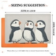 thumbnail image 6 of Yayeee Doormat for Indoor Entrance 32" x 20" Non Slippery Floor Rug, Cute Puffin, 6 of 8