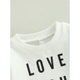 thumbnail image 5 of SAYOO Newborn Baby Autumn Pullover, Long Sleeved O-Neck Letter Print Warm Sweatshirt for Boys Girls, 5 of 9