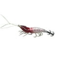 thumbnail image 2 of Glow in the Dark Squid Lures - 3.94 Inch Horizontal Jig with Realistic Shrimp Design & Double Hooks for Saltwater, Freshwater Trolling, Lake, River, and Sea Fishing, 2 of 4