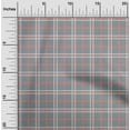 thumbnail image 1 of oneOone Viscose Chiffon Fabric Tartan Check Print Fabric BTY 42 Inch Wide, 1 of 4