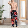 thumbnail image 2 of Yiaed Variety Of Fruits And Berries Print Men's Lounge Pants, Loose PJ Bottoms, Long Pajama Pants for Men-XX-Large, 2 of 6