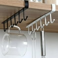 thumbnail image 6 of RUISINERY Multipurpose Kitchen Hook Rack Coffee Cup Holder with 6 Hook Accessory for Cabinet and Wall Storage Organizers, 6 of 8