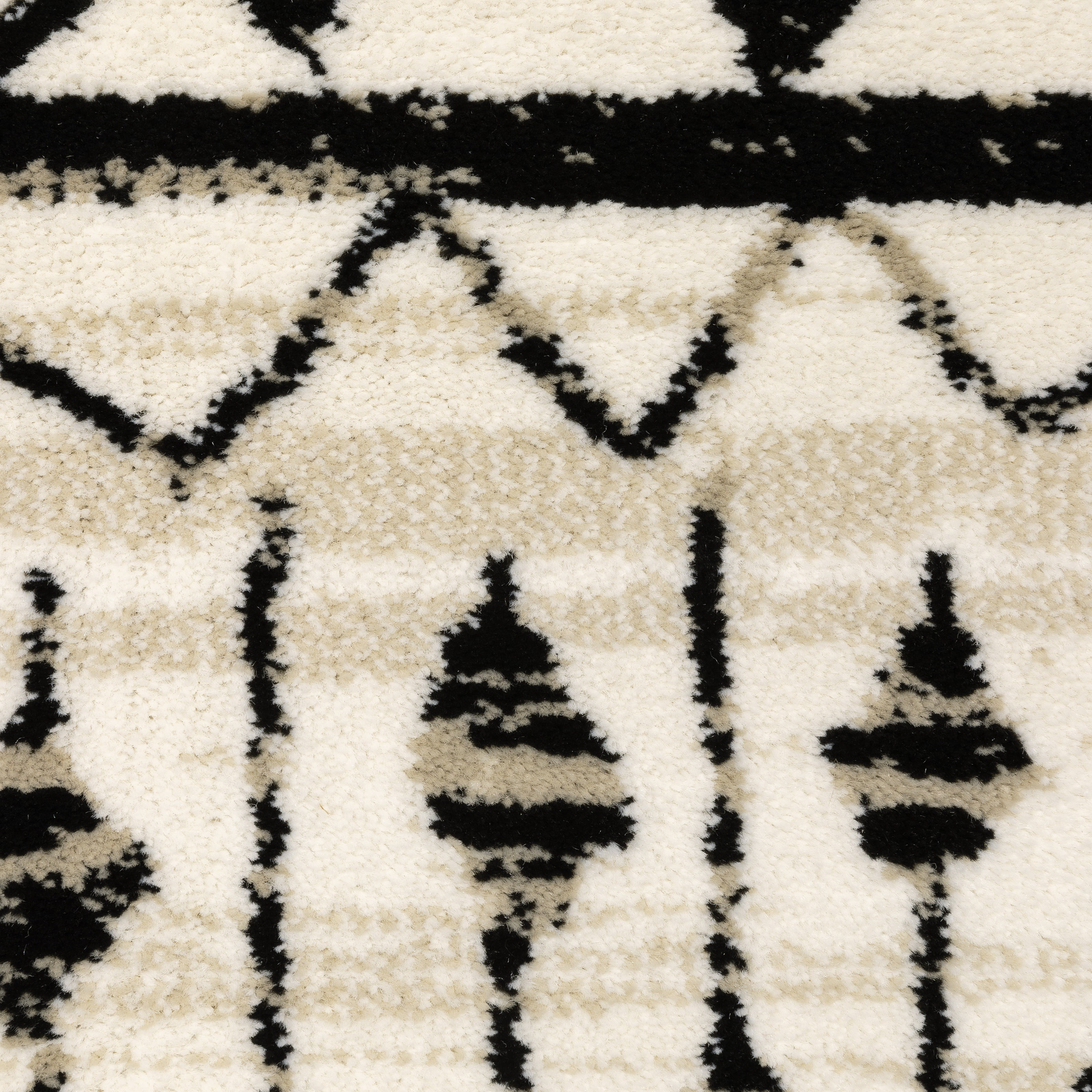 Avalon Home Gracie Southwest Lodge Area Rug, 3'10" X 5'5", Ivory/ Black
