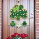 thumbnail image 5 of Letrero colgante para puerta del Día de San Patricio | Decoración irlandesa para fiestas del Día de San Patricio | Decoración festiva duradera para la entrada | Fácil de colgar | Multiusos para puert, 5 of 5