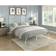 thumbnail image 5 of Lexicon Augusta Eastern King Metal Platform Bed in White, 5 of 6