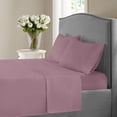 thumbnail image 1 of HLONK Fresh Linen 1200 Thread Count California King Size Deep Pocket Solid Cotton Sheet Set (California King, 1 of 3