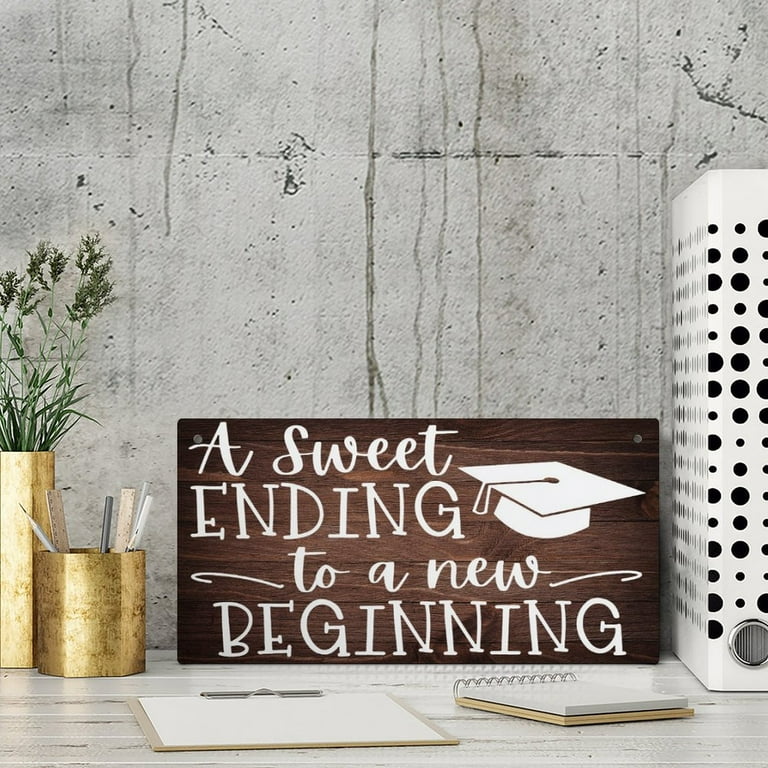 wooden-hanging-a-sweet-ending-to-a-new-beginning-graduation-dessert-table-wood-sign-farmhouse-rustic-bedroom-wall-decor-vintage-prayer-wall-art-for-bedroom-home-12x6-in-walmart-com for A Sweet Ending To A New Beginning Free Printable Wooden Hanging A Sweet Ending To A New Beginning Graduation Dessert Table Wood Sign Farmhouse Rustic Bedroom Wall Decor Vintage Prayer Wall Art For Bedroom Home 12X6 In - Walmart.com for A Sweet Ending To A New Beginning Free Printable