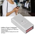 thumbnail image 3 of Adaptador USB Hembra A Tipo C Hembra, Ampliamente Compatible Adaptador USB A Tipo C Con Salida De 20 V 6 A De 120 W Superficie Antideslizante Para Transferencia De Datos, 3 of 7