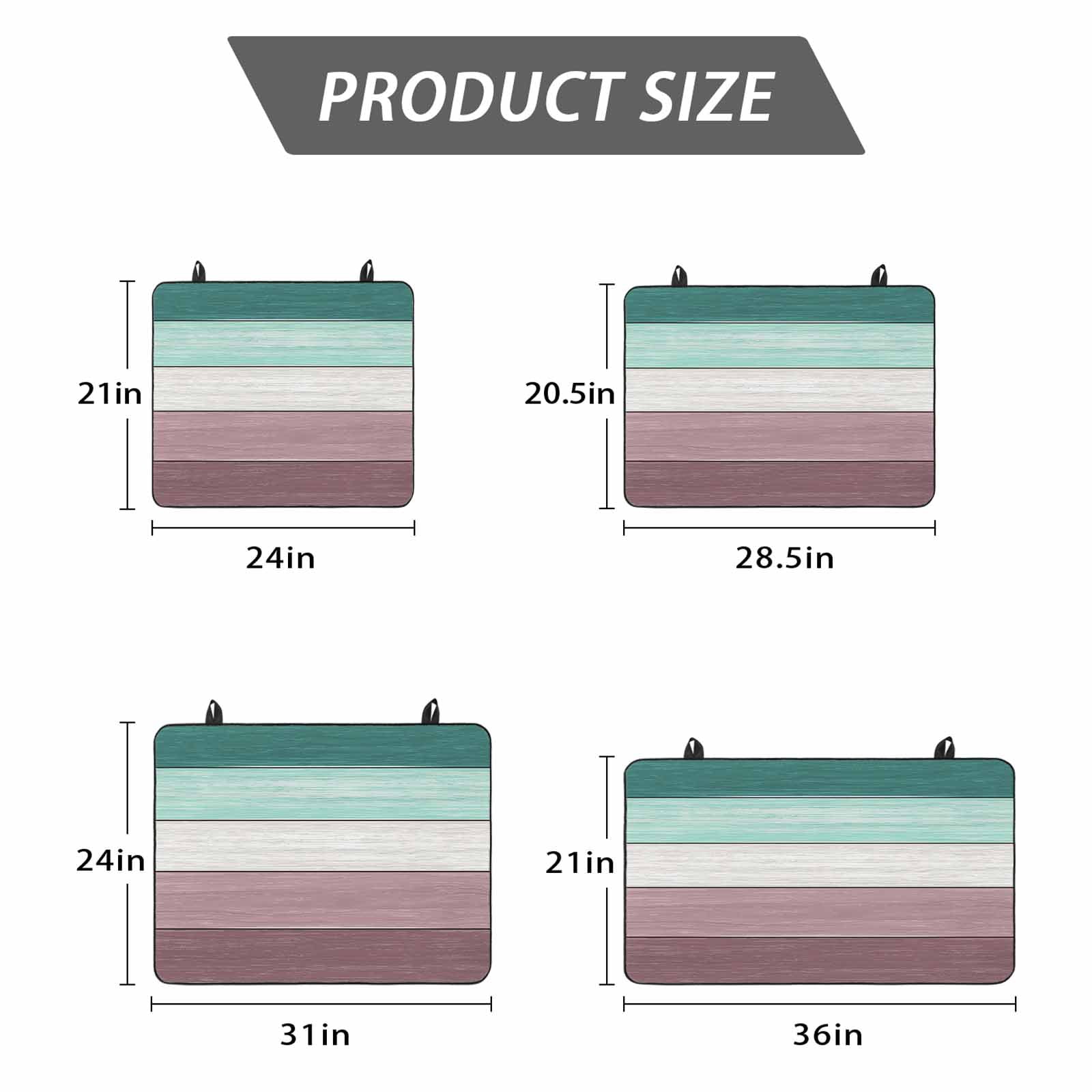 Purple Green Wood Grain Stove Top Cover for Electric Stove, Heat-proof & Non Slip Glass Top Stove Cover Protector, Rustic Retro Wooden Plank Kitchen Flat Cooktop Rubber Mat 36x21 Inches