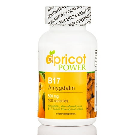0003 Apricot - B17 (Amygdalin) 500 mg - 100 Capsules by Apricot Power