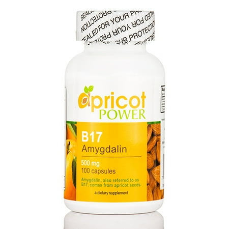 B17 (Amygdalin) 500 mg - 100 Capsules by Apricot