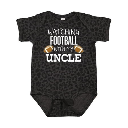 

Inktastic Watching Football with My Uncle Gift Baby Boy or Baby Girl Bodysuit