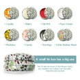 thumbnail image 5 of LELE LIFE 12Pcs Small Tins with Lids 20ml/0.7oz, Metal Small Pill Case, Salve Tins Lip Balm Containers, Refillable Tin Jars for Medicine Lotion Lip Scrub Cosmetic Jewelry, Flower, 5 of 7