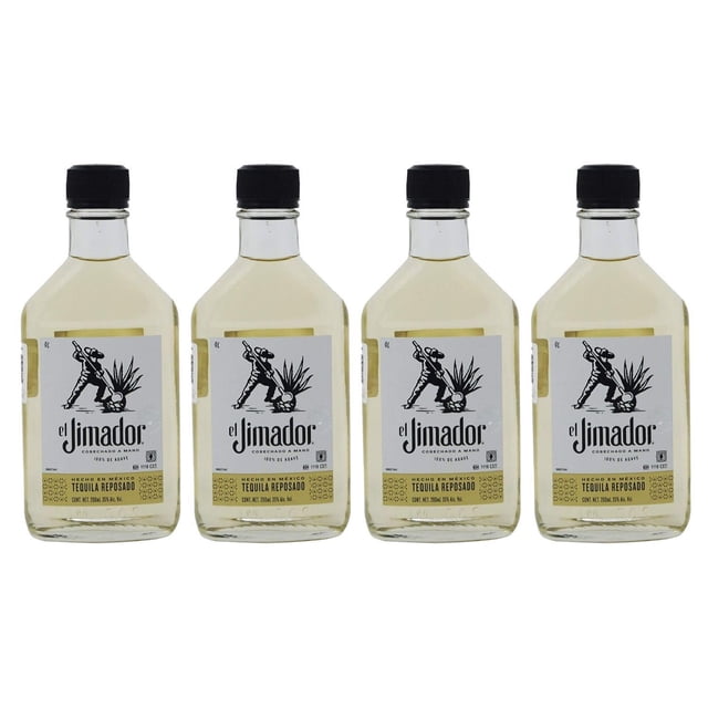 Pack de 4 Tequila Jimador Reposado Nva Presentación 200 ml