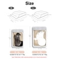 thumbnail image 1 of CAJA de de Gato Semi-enrolable desmontable anti-salpicaduras no estresantes Gatito Banja para Gatos Con Cucharada de, 1 of 7