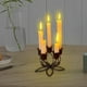 thumbnail image 4 of Elegante candelero de adorno romántico, soporte , de , artesanías, candebro de hierro para de boda, café, boda, dormitorio, negras Sunnimix Portavelas retro, 4 of 8