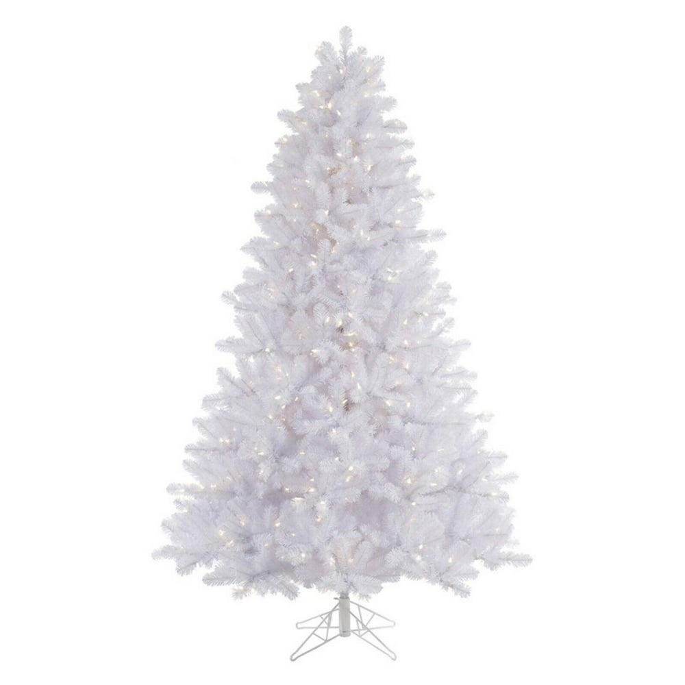 Vickerman Pre-Lit 4.5' Crystal White Pine Artificial Christmas Tree ...