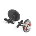 thumbnail image 2 of Valentine's Day Elegant Silver Jewelry Men Cufflink for Formal Attire Made of Stainless Steel for Business Meetings, 2 of 6