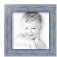 thumbnail image 2 of ArtToFrames 8" x 8" Blue Picture Frame, 8x8 inch Blue Wood Poster Frame (WOM-4377), 3 Pack, 2 of 8