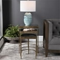 thumbnail image 3 of Bowery Hill Modern Nesting Table in Antique Gold (Set of 3), 3 of 8