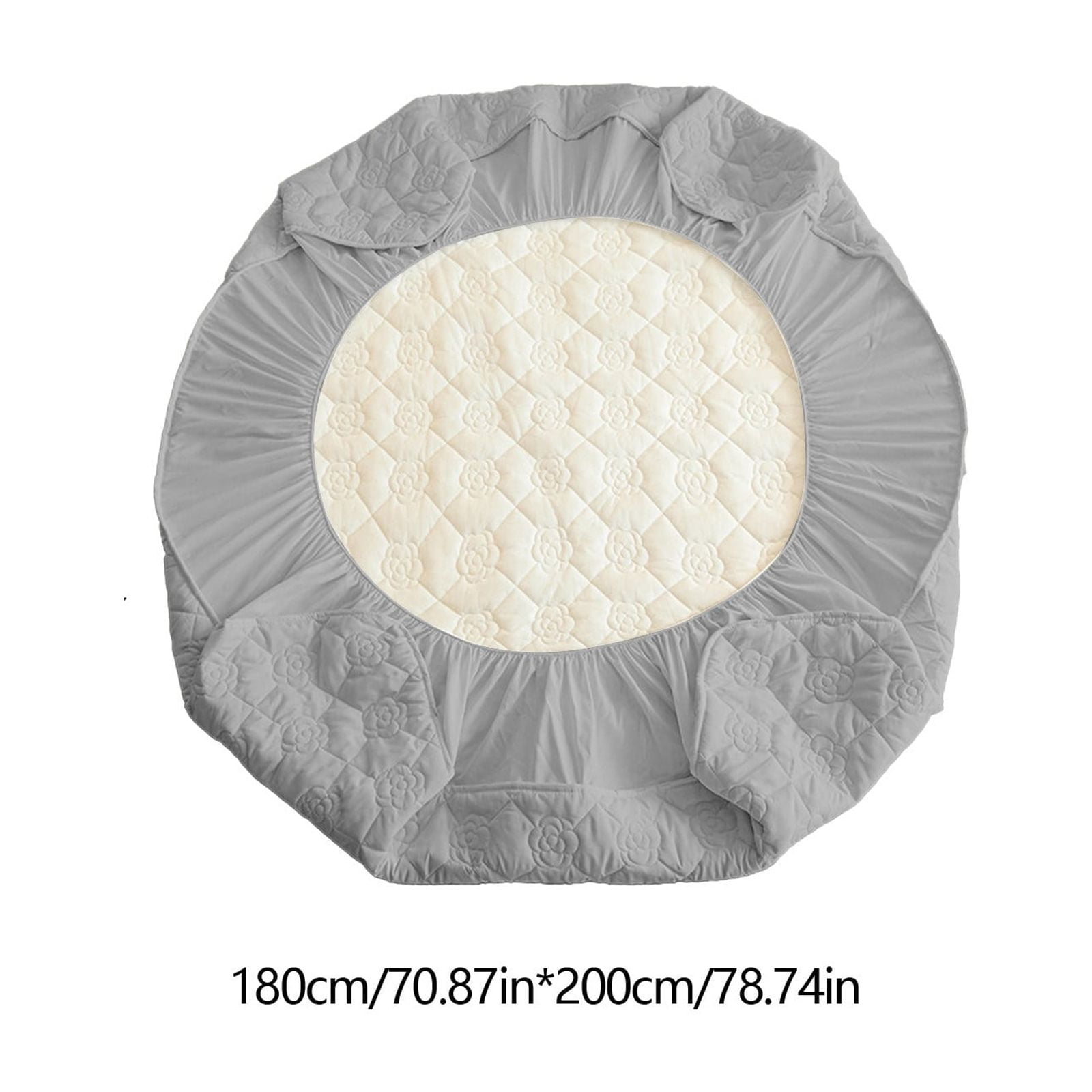 Tgbvmt Waterproof Fitted Bed Sheet Soft Polyester Mattress Protector 180x200cm Breathable Washable Bed Cover for Home Hotel Dormitory Bedroom Comfort Ideal for All Seasons and Daily Use