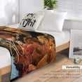 thumbnail image 4 of 40"x50" Jj Art Maybank Thow Blanket Bed Art HD Printing Super Soft Micro Wool Blanket Sofa Comfortable Warm Flannel Blanket Bed Living Room Merch Gift Party Decor, 4 of 5