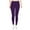 346#Purple, variant on Yoga Women Leggings 2025 Women Low Waisted Opaque Soft Yoga Waisted Slim Pants Solid Length Pants Workout Leggings for Women 4 Way Stretch No See Through Tummy Control Workout Yoga Pants