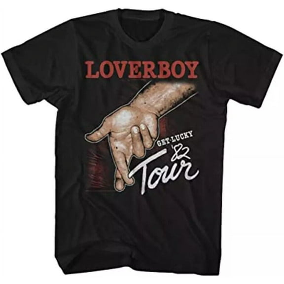 Loverboy! Get Lucky Band T Shirt All Size Gifl For Fan