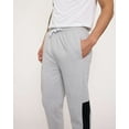 thumbnail image 4 of Real Essentials 3 Pack: Men's Jogger Sweatpants - Cotton Fleece Bottoms Athletic Pants with Pockets (Big & Tall Available), 4 of 7