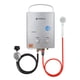 thumbnail image 1 of Camplux Calentador De Agua Sin Tanque De 1,32 Gpm Calentador De Agua De Propano Portátil Para Exteriores De 5 L Para Viajes De Campamento Con Protección Contra Sobrecalentamiento Ay132G Gris, 1 of 6