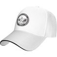 Seal of Portland, Oregon Baseball Cap Sandwich Brim Hats for Men Women